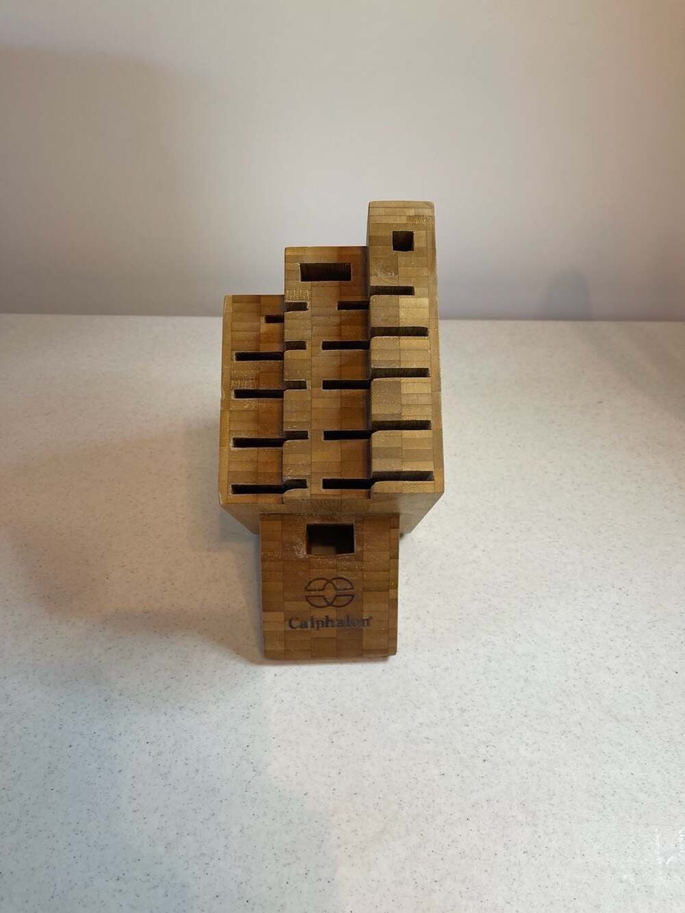 Calphalon 15-Slot Bamboo Universal Knife Storage Block